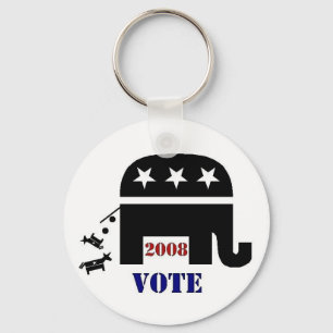 OMRÖSTNING AV REPUBLIKEN KEYCHAIN 2008 NYCKELRING
