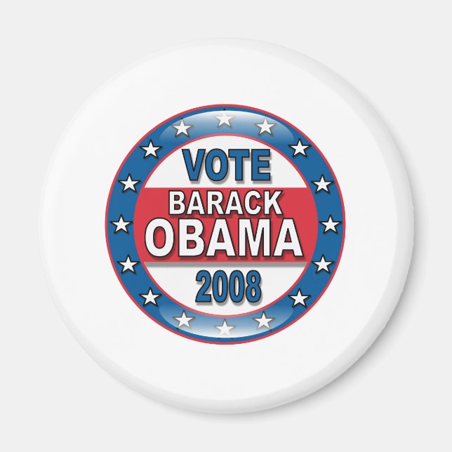 Omröstning: Barack Obama 2008 Magnet (Framsidan)