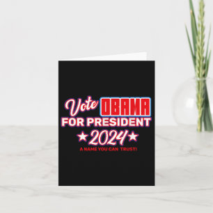 Omröstning: Barack Obama 2024 Kort