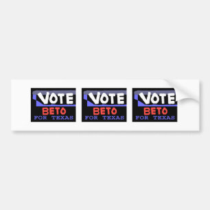 Omröstning: Beto för Texas Bumper Sticker Bildekal
