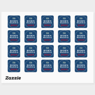Omröstning: Biden Harris 2024 Kampanj Stickers Fyrkantigt Klistermärke