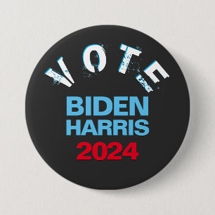 OMRÖSTNING BIDEN HARRIS 2024 Mod Kampanj Knapp
