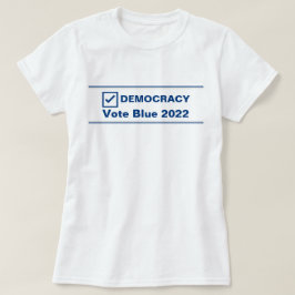 Omröstning blått 2024 Valdemokrati T Shirt