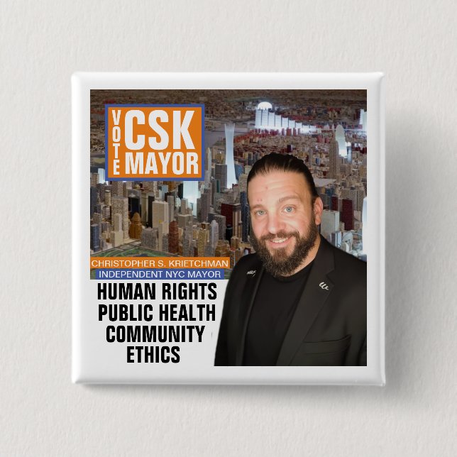 Omröstning CSK NYC Mayor 2021 Knapp (Framsida)