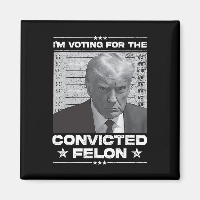 Omröstning dömd Felon 2024 - Trump 2024 dömd Magnet (Framsidan)