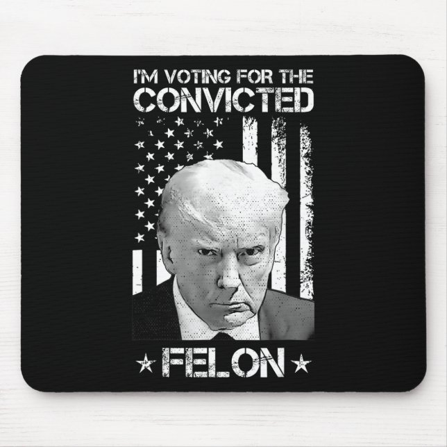 Omröstning dömd Felon 2024 - Trump 2024 dömd Musmatta (Framsidan)