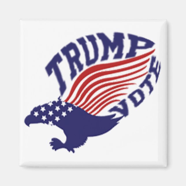 Omröstning: Donald Trump 2016 Magnet (Framsidan)