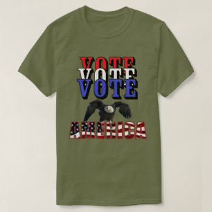 OMRÖSTNING FÖR AMERIKA T SHIRT