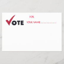 OMRÖSTNING FÖR DIN KANDIDAT...