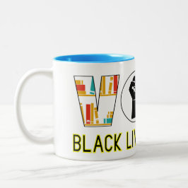 "OMRÖSTNING FÖR Jämställdhet, frihet och rättvisa" Två-Tonad Mugg