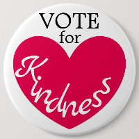 OMRÖSTNING FÖR Kindness Cute Rosa Heart Huge