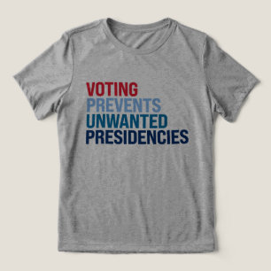 Omröstning förhindrar oönskade ordförandeskap t shirt