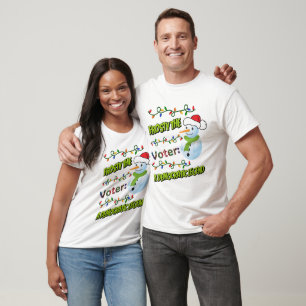 Omröstning - gullig julklapp snögubbe t shirt