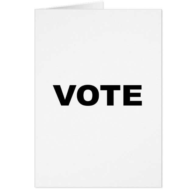 OMRÖSTNING HÄLSNINGSKORT (Framsidan)