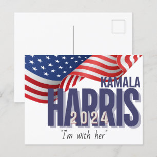 Omröstning: Harris 2024 Anpassade Vykort