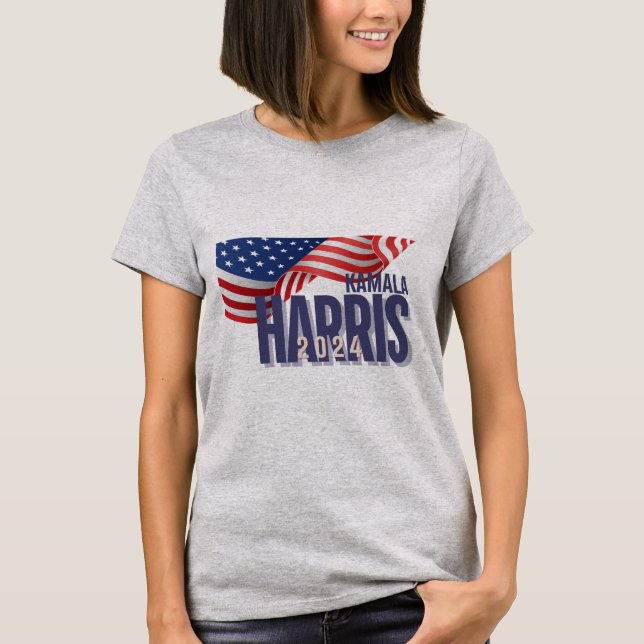 Omröstning: Harris 2024 T Shirt (Framsida)
