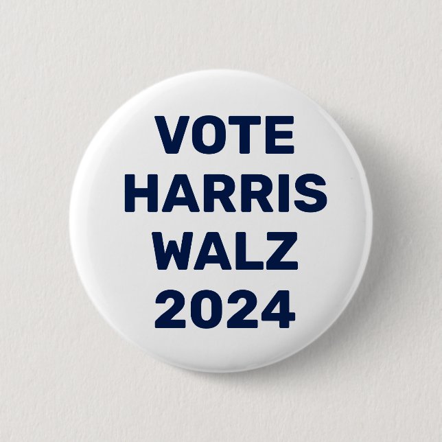 Omröstning: Harris Walz 2024 Knapp (Framsida)
