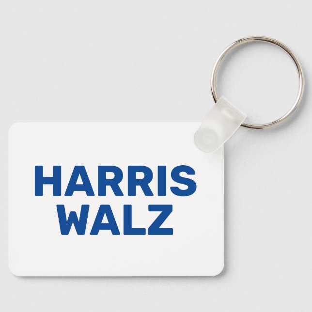 Omröstning: Harris Walz 2024 Nyckelring (Framsida)