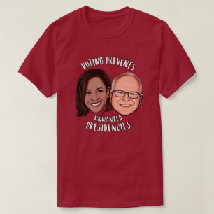 Omröstning hindrar oönskade ordförandeskap t shirt