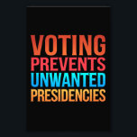 Omröstning hindrar val av oönskade ordförandeskap fototryck<br><div class="desc">Omröstning hindrar oönskade ordförandeskap från att välja politik</div>