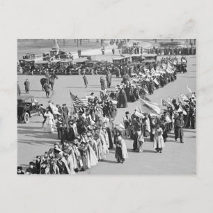 Omröstning Höger mars 1916 Vykort