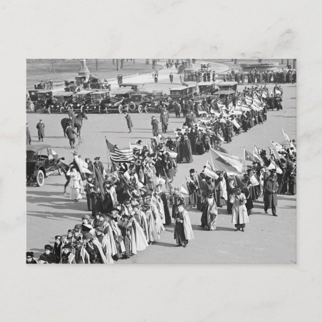 Omröstning Höger mars 1916 Vykort (Framsida)