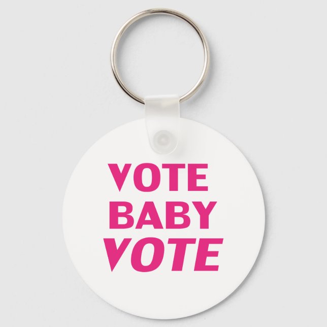 Omröstning i Baby - shock rosa, magenta, fuchsia v Nyckelring (Framsida)