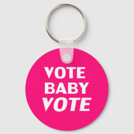 Omröstning i Baby - shock rosa, magenta, fuchsia v Nyckelring