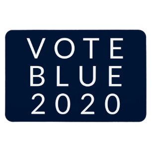 Omröstning i Blue 2020 Biden Harris USA - minimal Magnet