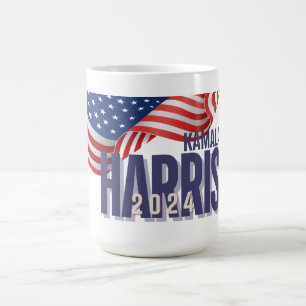 Omröstning i Harris 2024 Kaffemugg