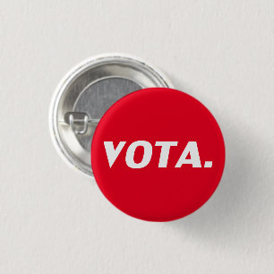 Omröstning i spansk röd, vit, modern politik knapp