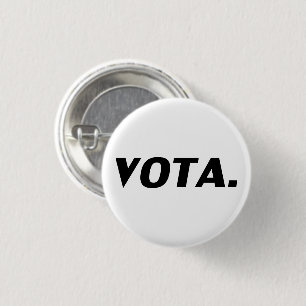 Omröstning i spansk vit svart modern politisk omrö knapp
