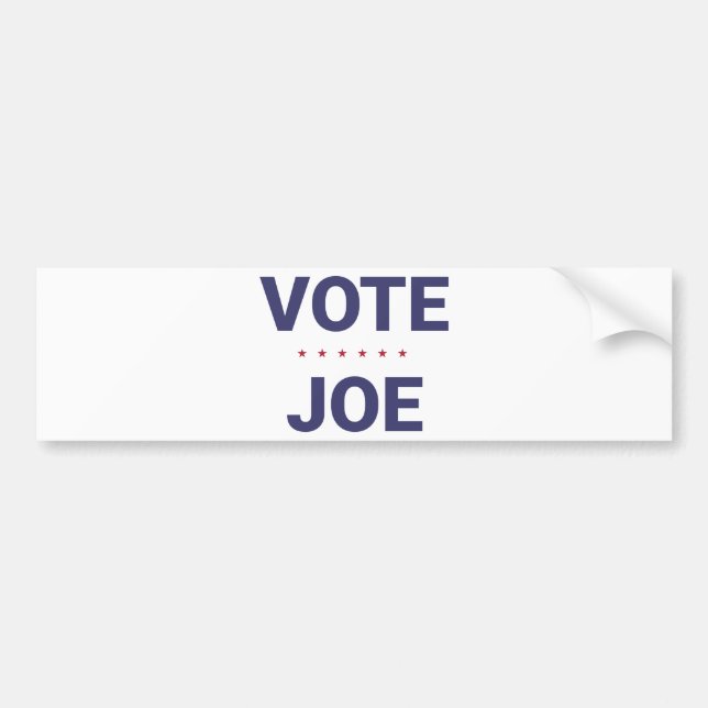 Omröstning Joe (2020 års val i USA) Bildekal (Framsidan)