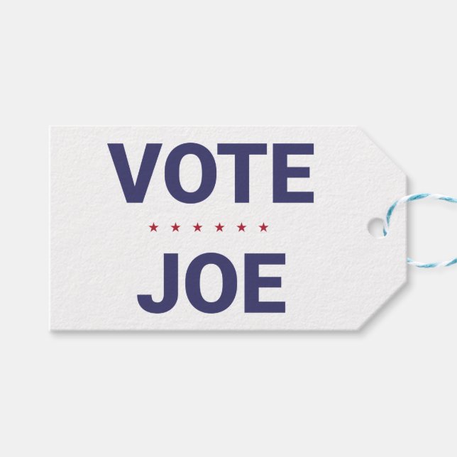 Omröstning Joe (2020 års val i USA) Presentetikett (Framsidan (Horisontell))