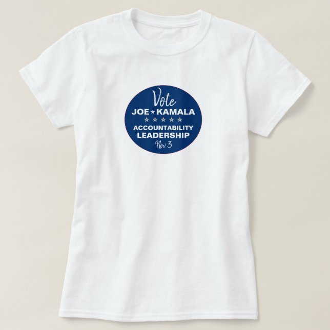 Omröstning: Joe Biden Kamala Harris 2020 T Shirt (Design framsida)