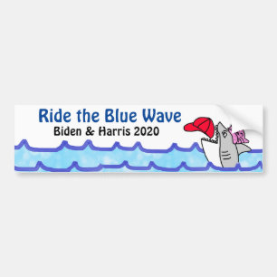 Omröstning: Joe Biden och Kamala Harris 2020 Bildekal