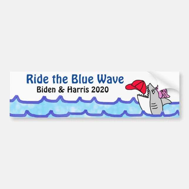 Omröstning: Joe Biden och Kamala Harris 2020 Bildekal (Framsidan)