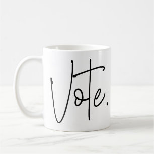 Omröstning. Kaffemugg