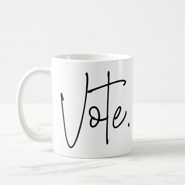 Omröstning. Kaffemugg (Vänster)