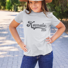 Omröstning Kamala Harris 2024 Grått Varsity Kids T T Shirt