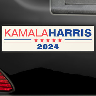Omröstning: Kamala Harris 2024 Kampanj Bumper Stic Bildekal