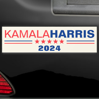 Omröstning: Kamala Harris 2024 Kampanj Bumper Stic Bildekal