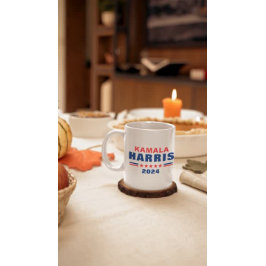Omröstning: Kamala Harris 2024 Kampanj Coffee Mugg