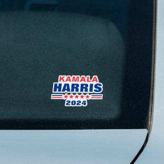 Omröstning: Kamala Harris 2024 Kampanj Vinyldekret Klistermärken