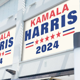 Omröstning Kamala Harris 2024 Valet Vinyl Banner S