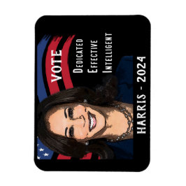 Omröstning Kamala Harris om president 2024 Magnet