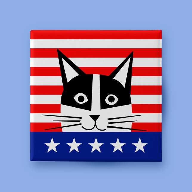 OMRÖSTNING! Kvadratvalsknapp Knapp (Skapare uppladdad)