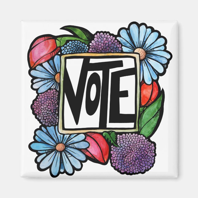 OMRÖSTNING MAGNET (Framsidan)