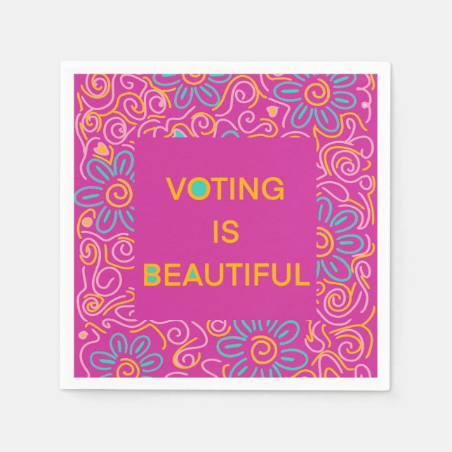 Omröstning Napkin Pappersservett (Framsidan)