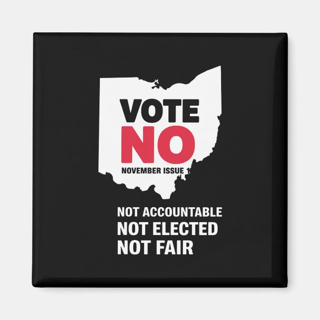 Omröstning nr november, utgåva 1 magnet (Framsidan)